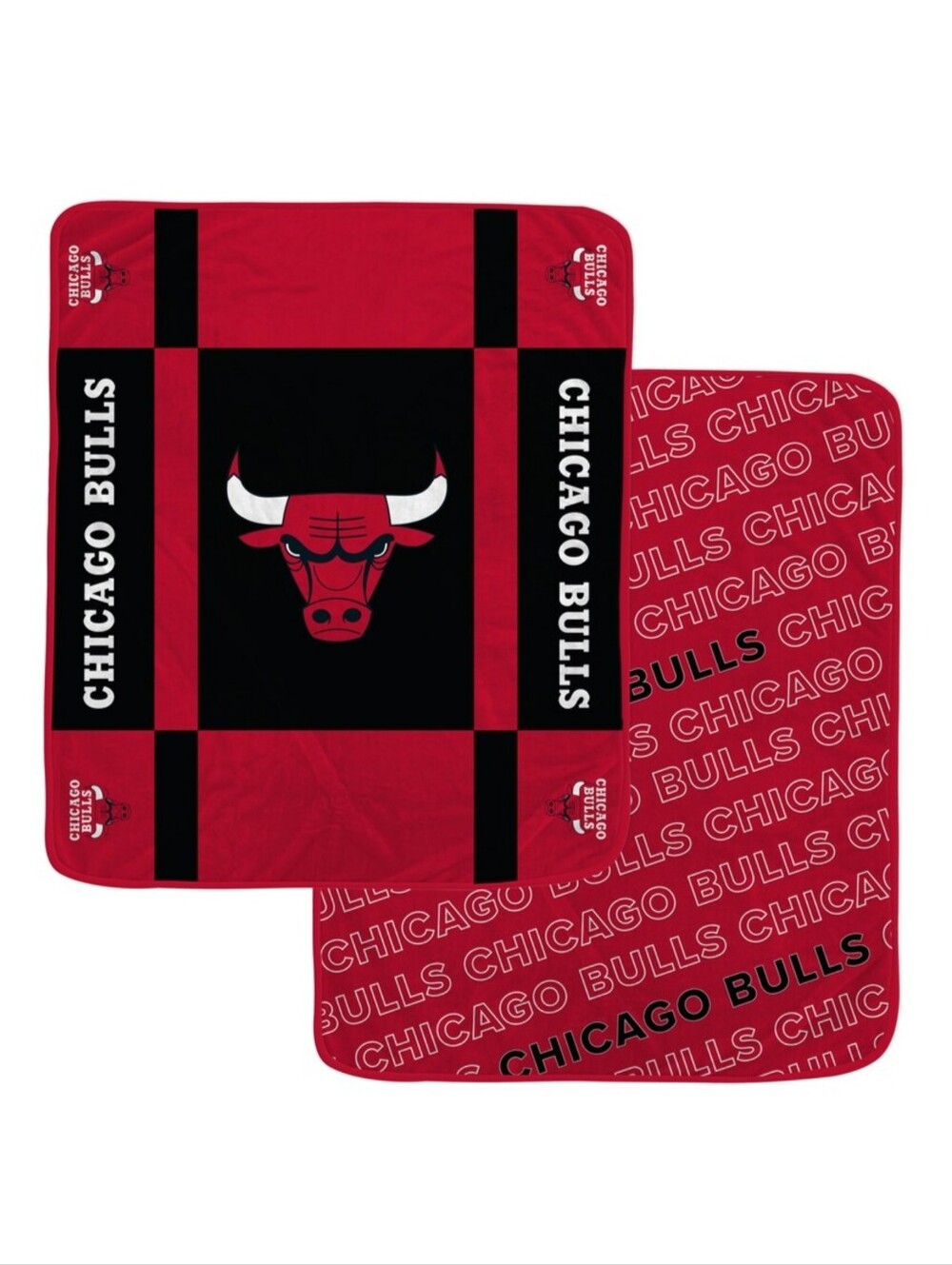 Chicago Bulls Throw Blanket - Official NBA 60"x70" Large Double Sided